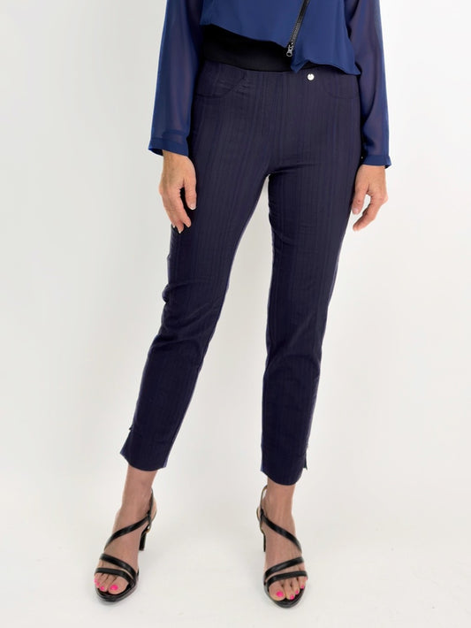 Robell Trouser- Bella 09/ Seersucker