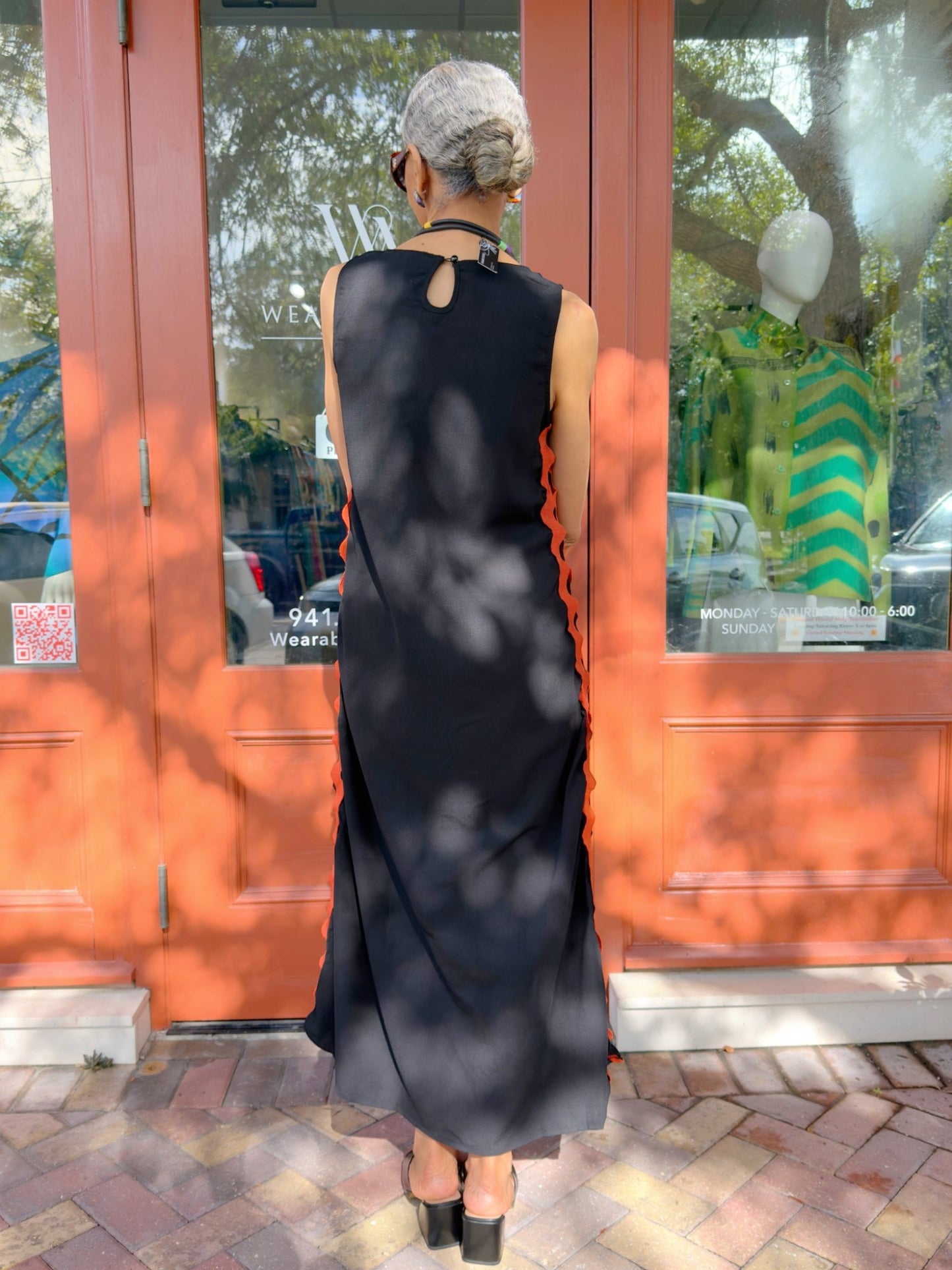 Anna Kaci - Ember Wave Maxi Dress
