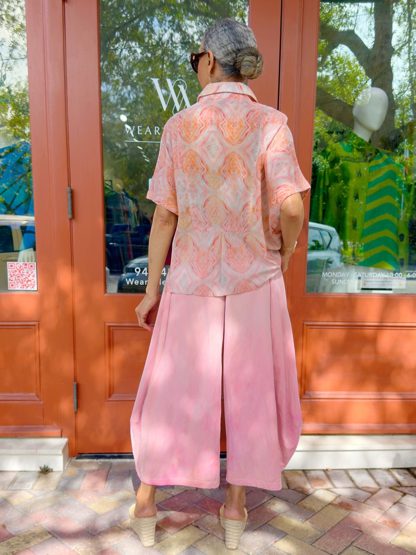 Narenee Designs- Blush Breeze Pull-on Pants
