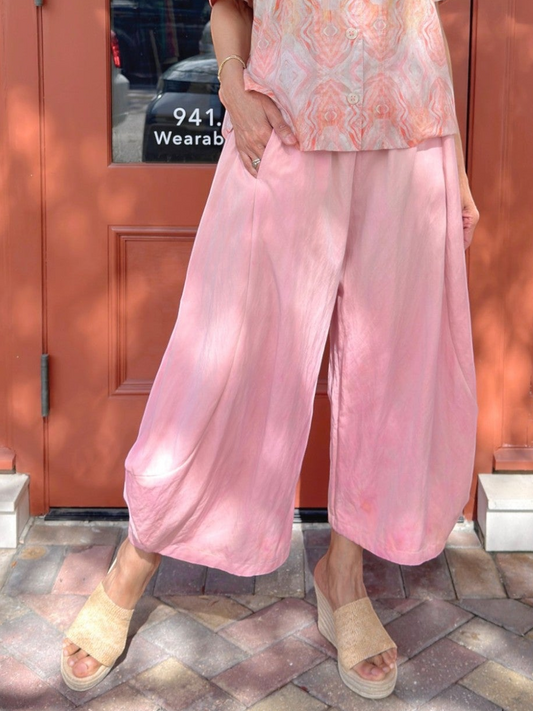 Narenee Designs- Blush Breeze Pull-on Pants