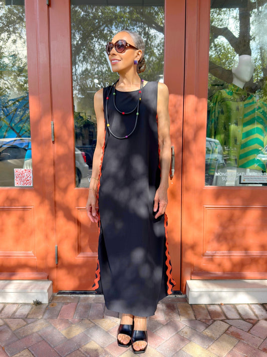 Anna Kaci - Ember Wave Maxi Dress