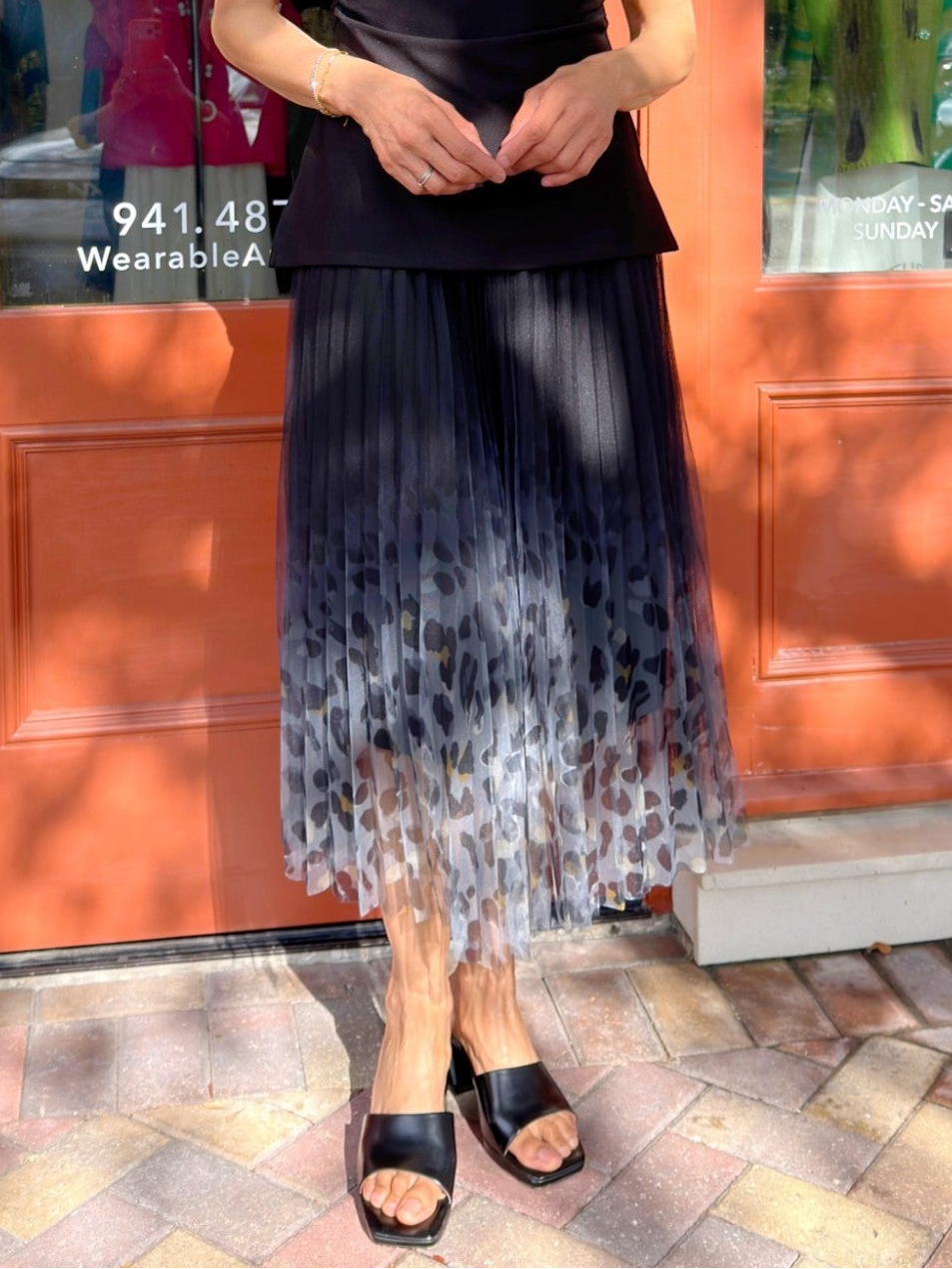 Ellyndale - Fairy Pleated Mesh Skirt