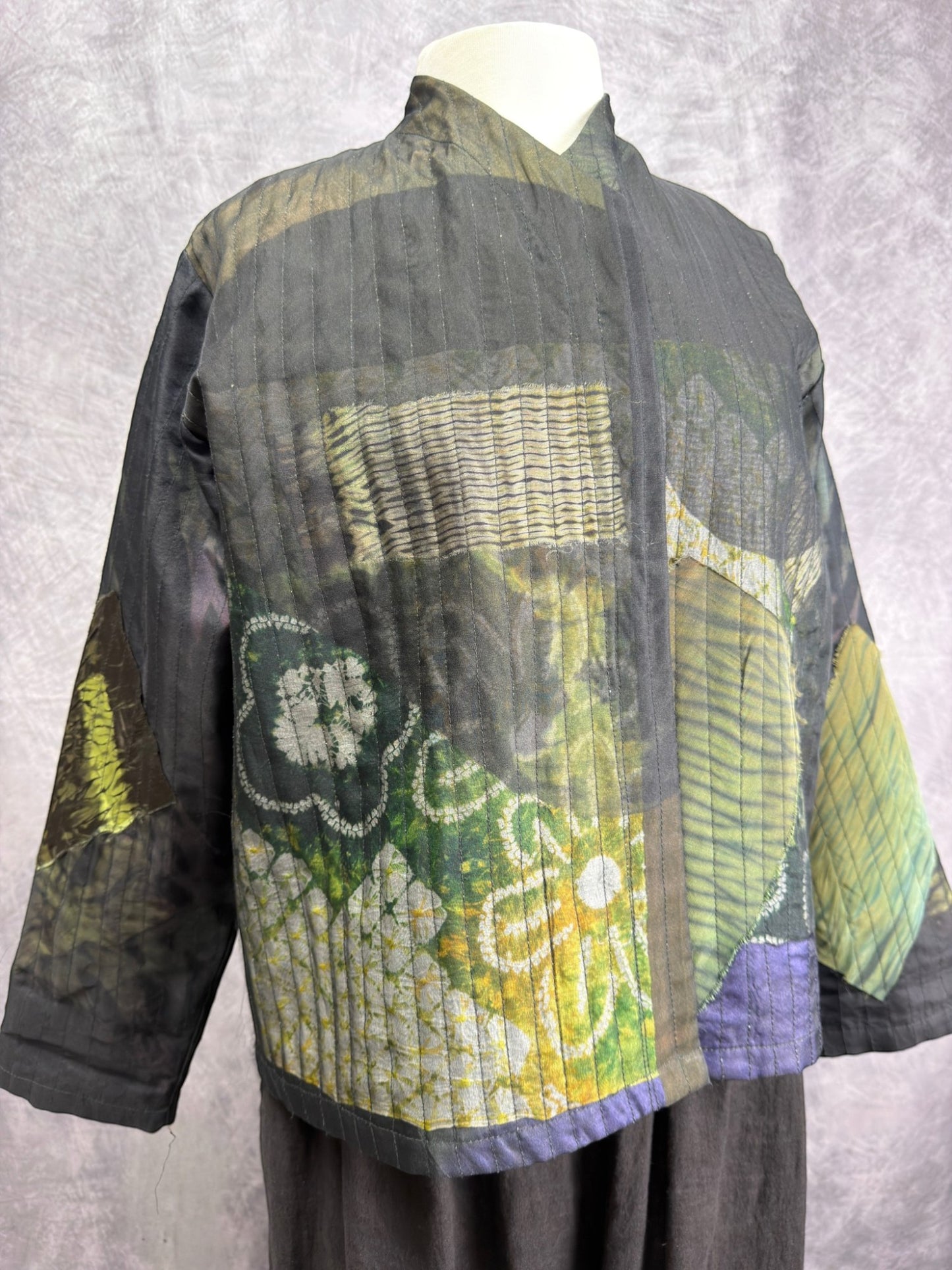 reimagine Collectio- Michael Kane/ Crop Semi Kimono