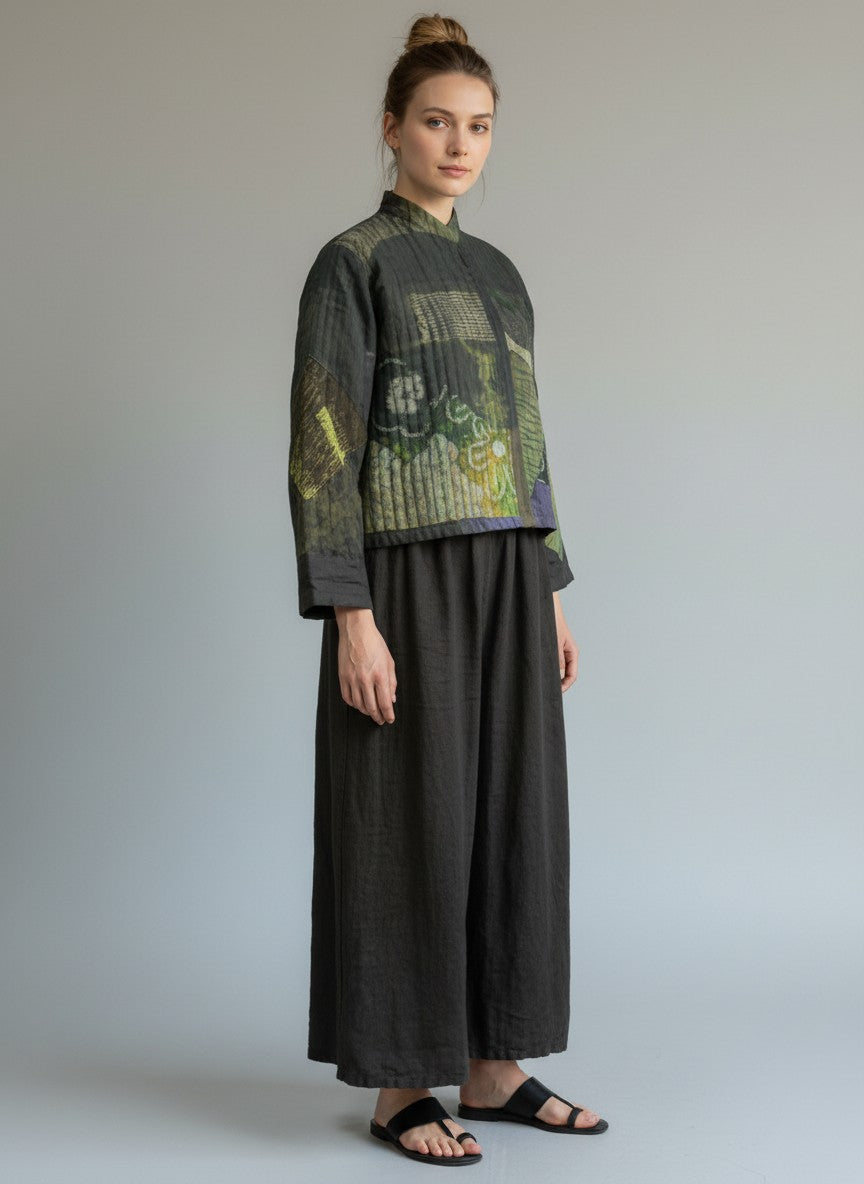 reimagine Collectio- Michael Kane/ Crop Semi Kimono