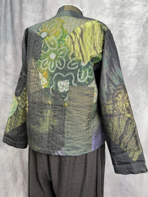 reimagine Collectio- Michael Kane/ Crop Semi Kimono