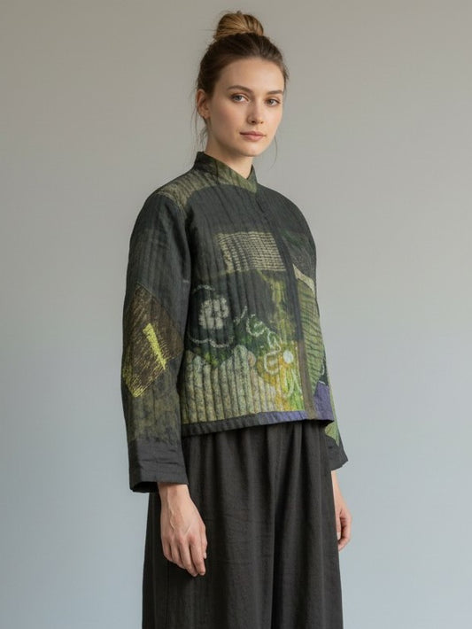 reimagine Collectio- Michael Kane/ Crop Semi Kimono