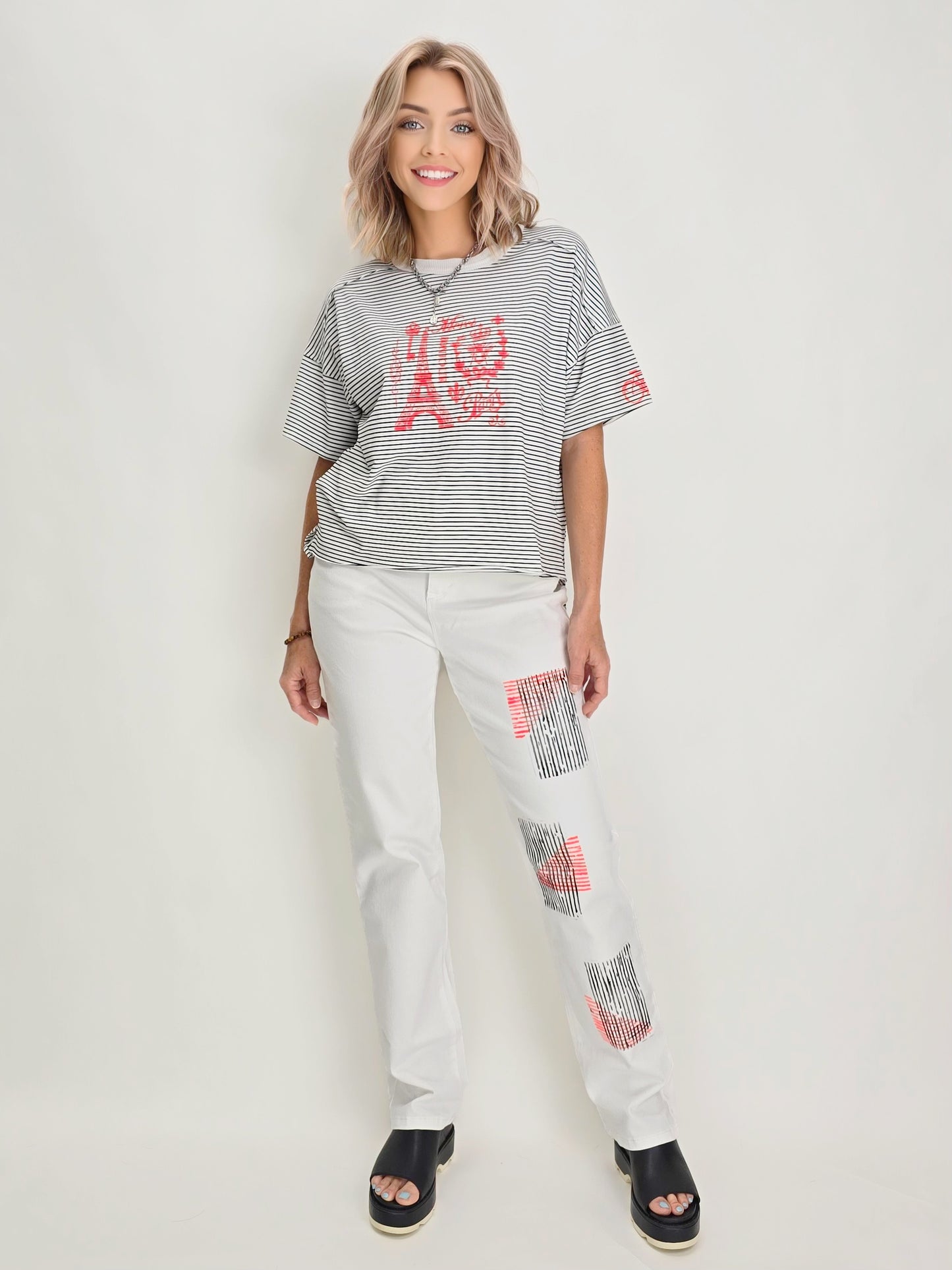 Narenee Designs- Stripe Tee