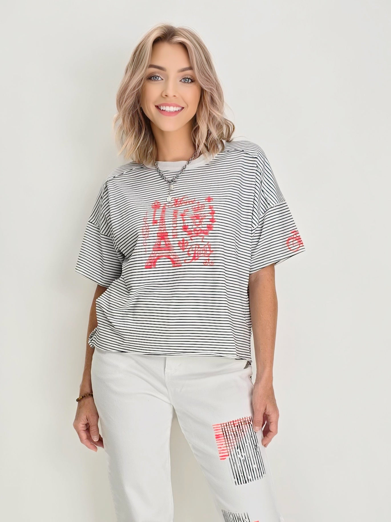 Narenee Designs- Stripe Tee