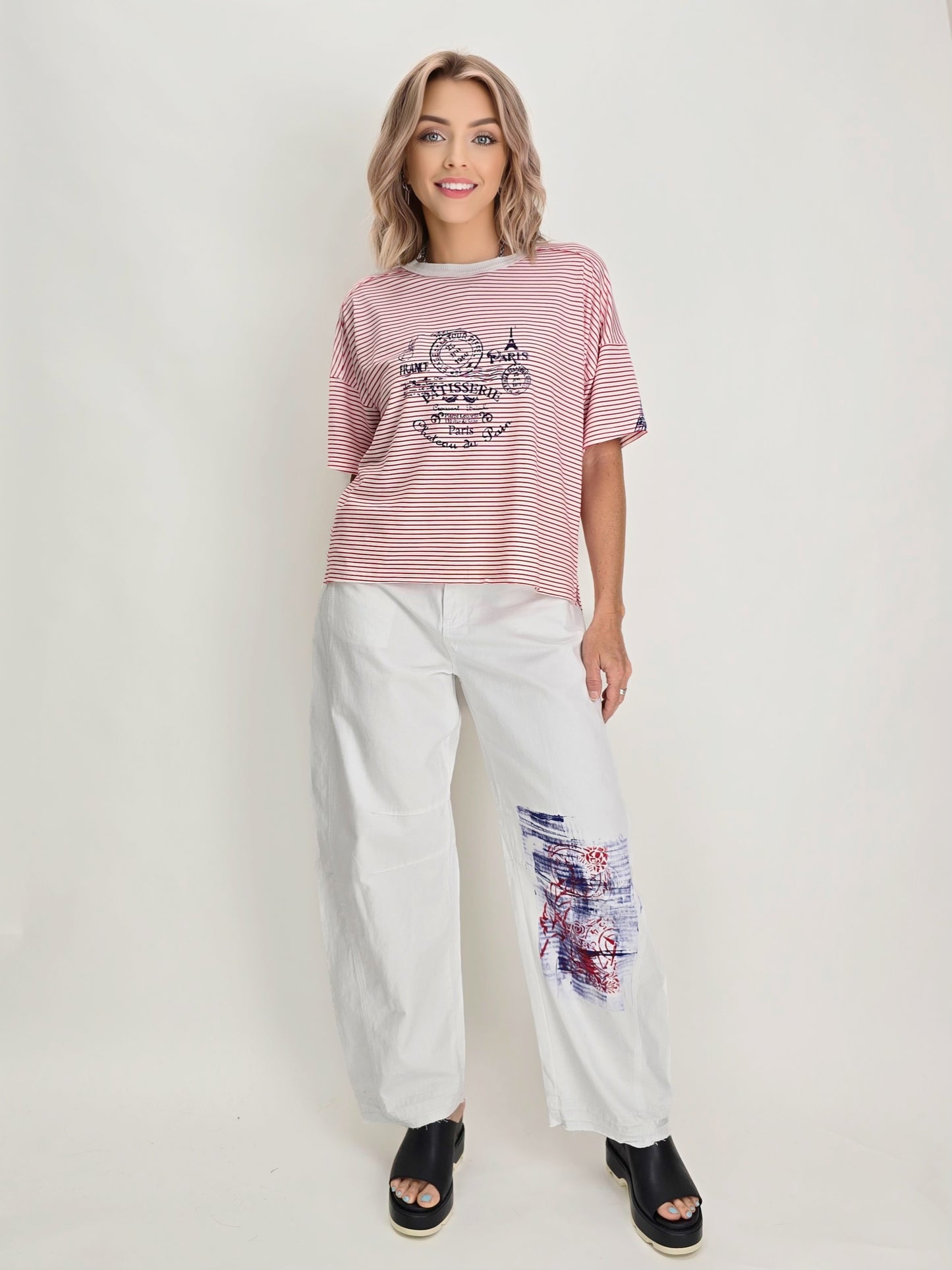 Narenee Designs- Stripe Tee