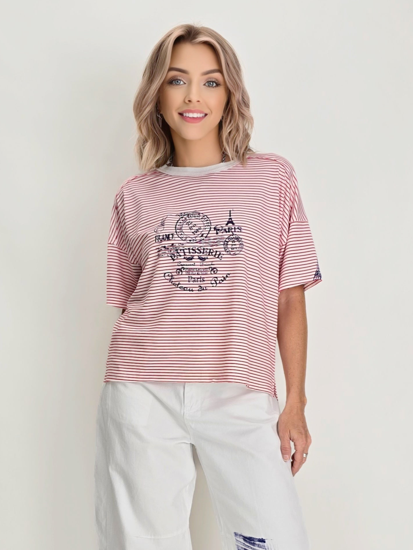 Narenee Designs- Stripe Tee
