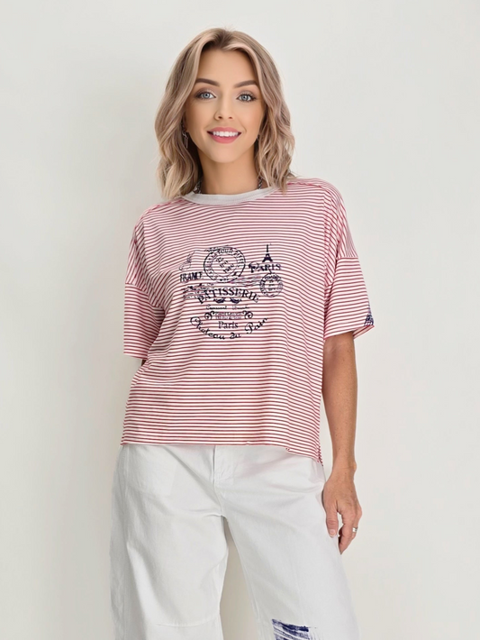 Narenee Designs- Stripe Tee