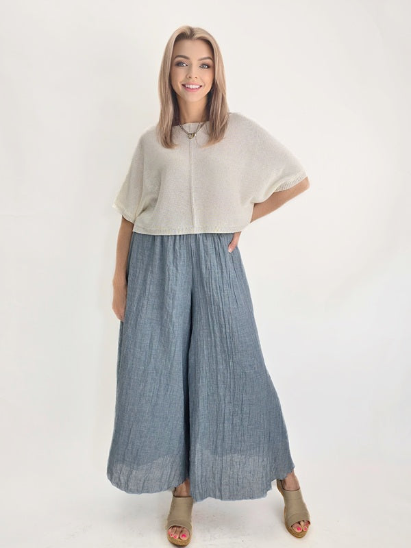 Mia Collection- Summer Breeze Pant/Blue