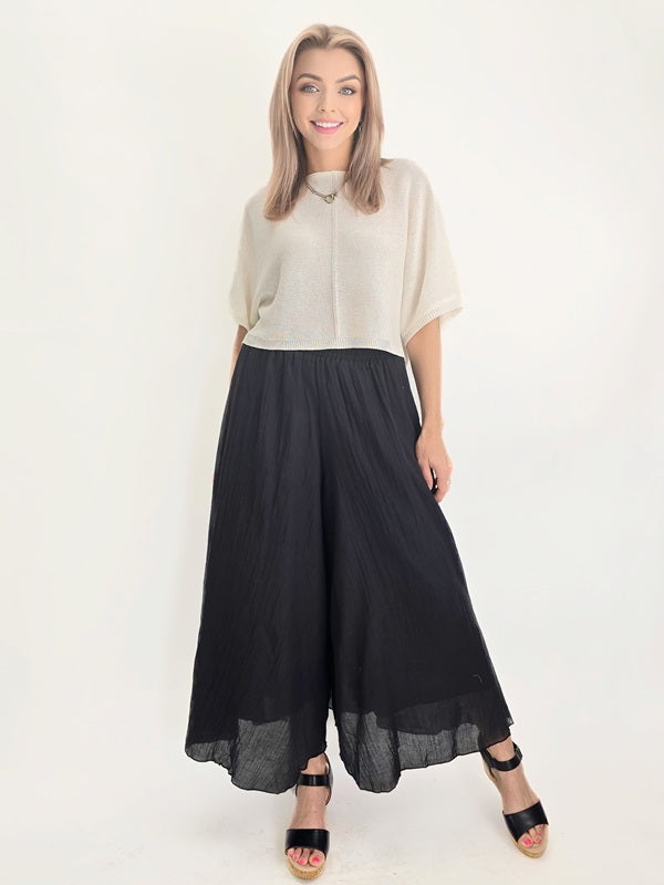 Mia Collection- Summer Breeze Pant/Black