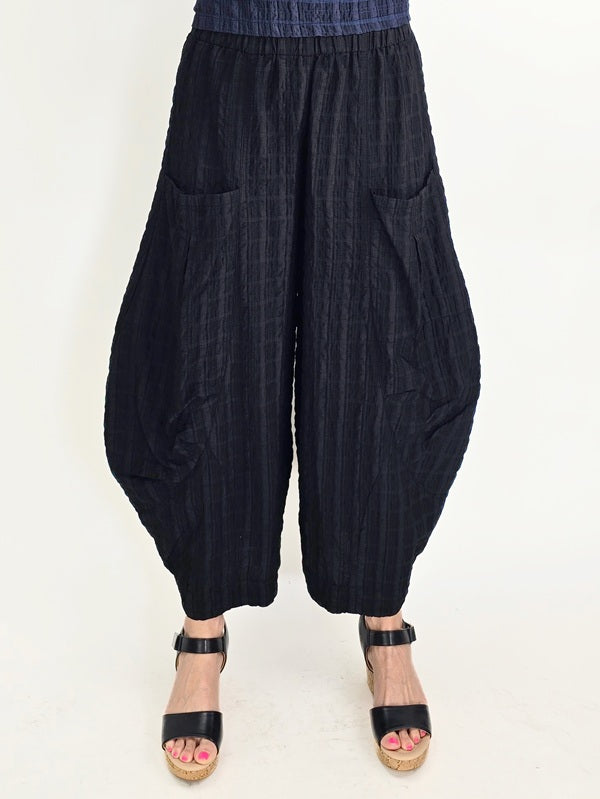 Eleven Stitch- Double Pocket Pants/ Black
