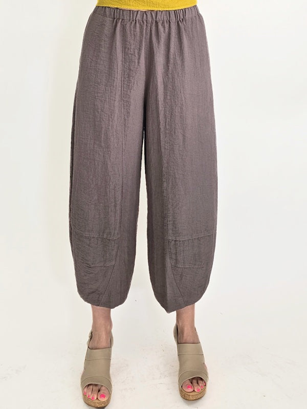 Eleven Stitch- Tucked Hem Pants