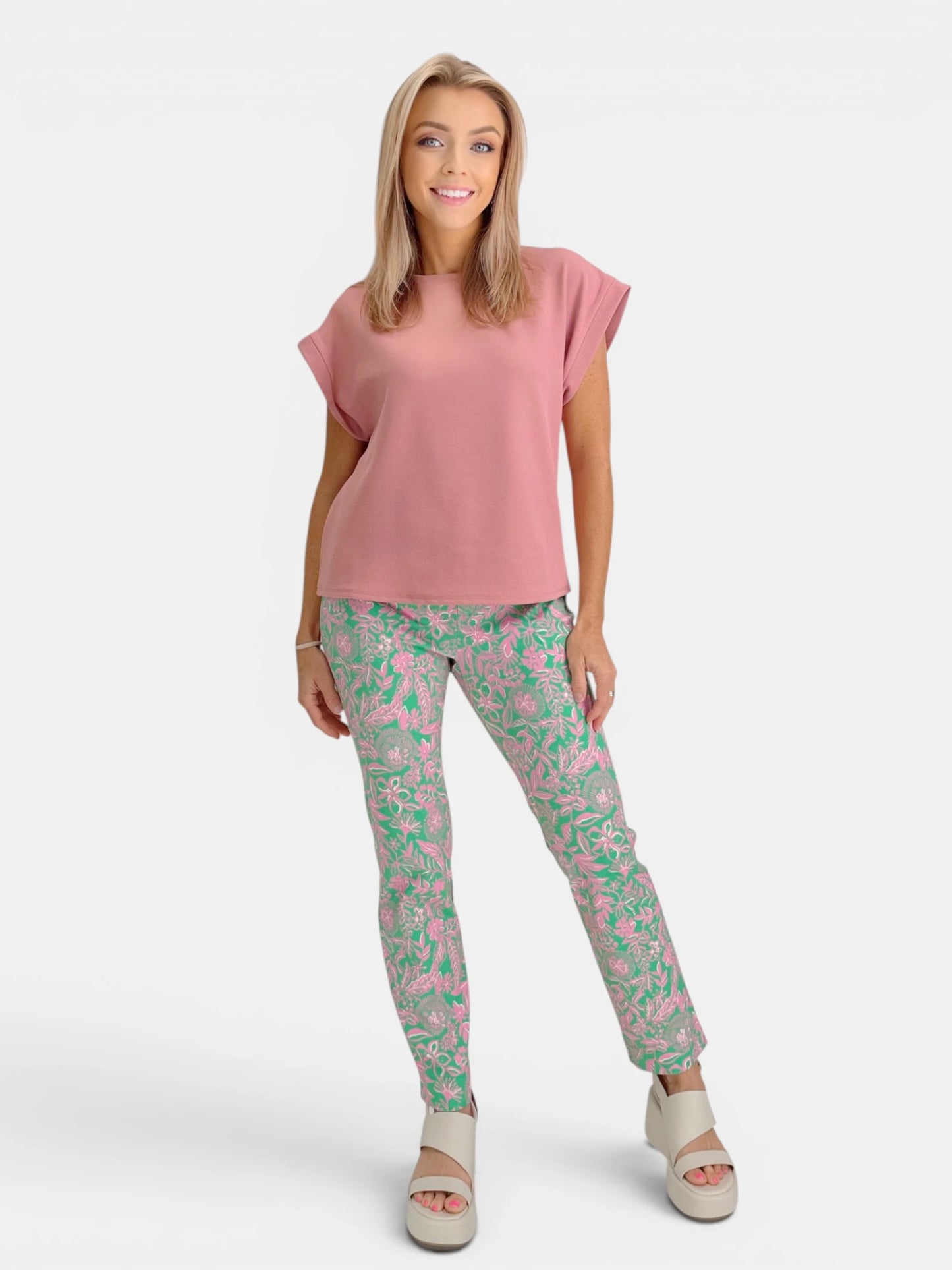 Dear Scarlett - Sun-Cool Pants/ Print