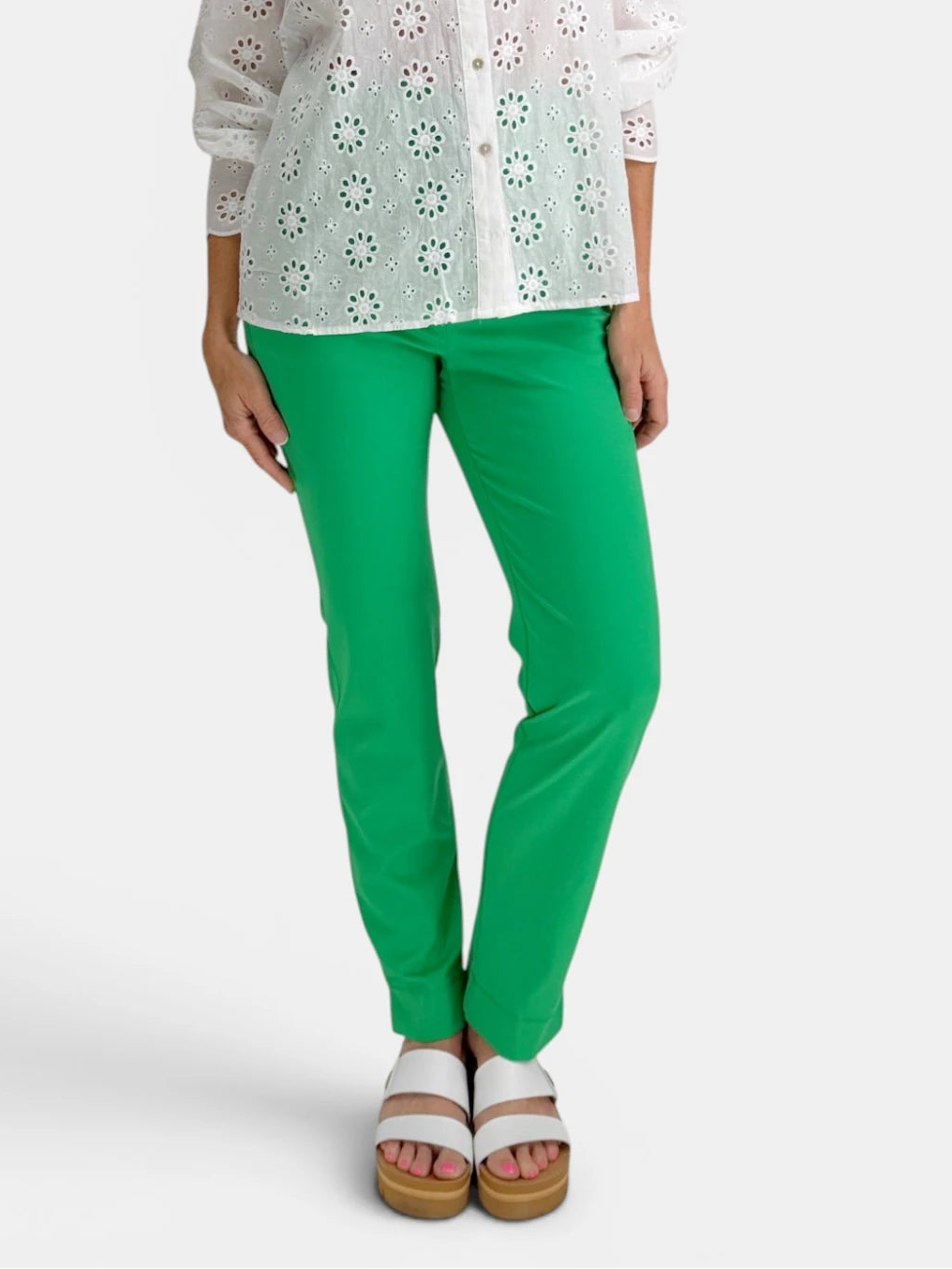 Dear Scarlett - Sun-Cool Pants/ KELLY GREEN