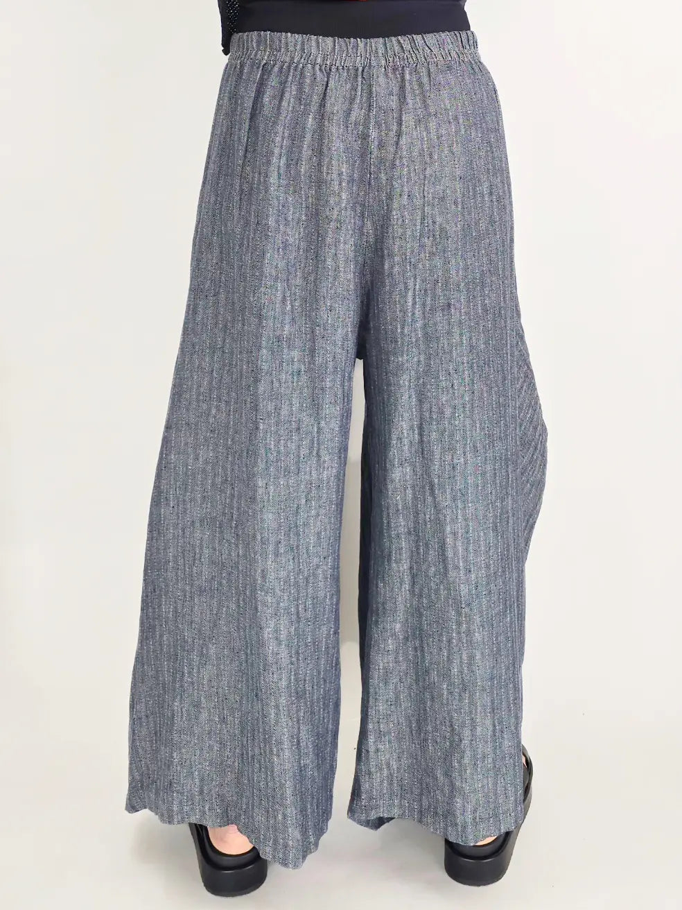 Dress to Kill- Harem Pants-Denim Stripe