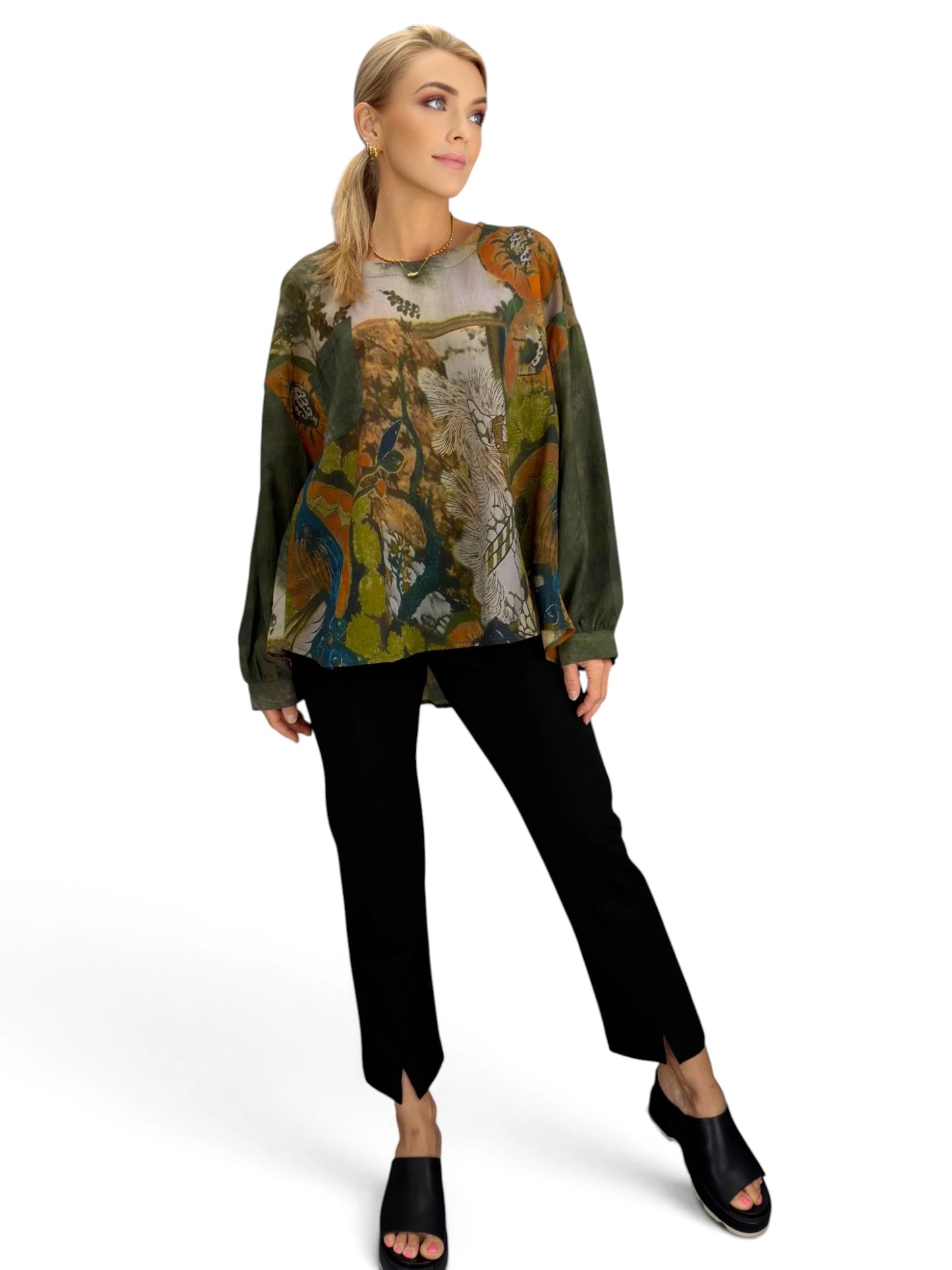 BELLA BLUE - Artistic Print Top