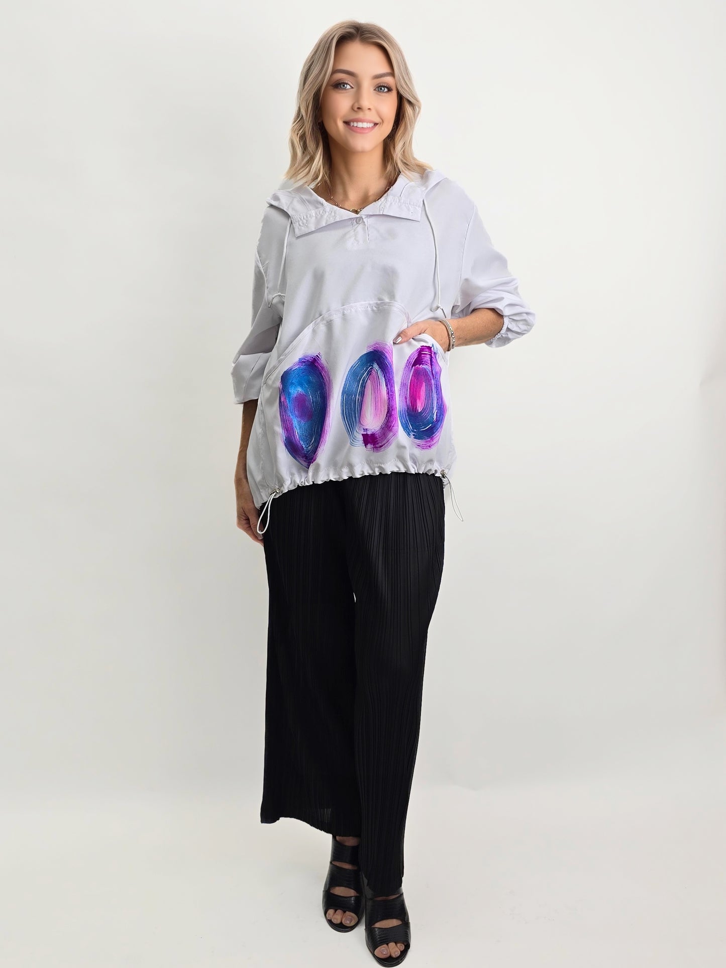 Narenee Designs- Galaxy Hoody Top