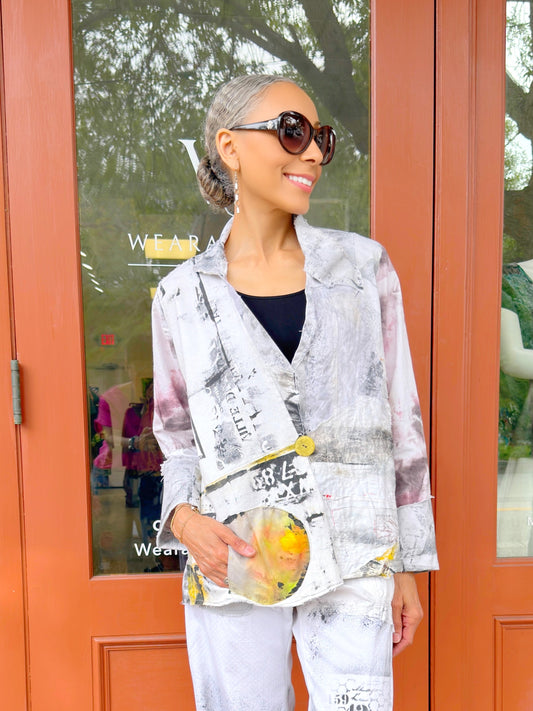 Tatiana Palnitska - SUM24 "Off the Urban Record" Detailed Structured Jacket