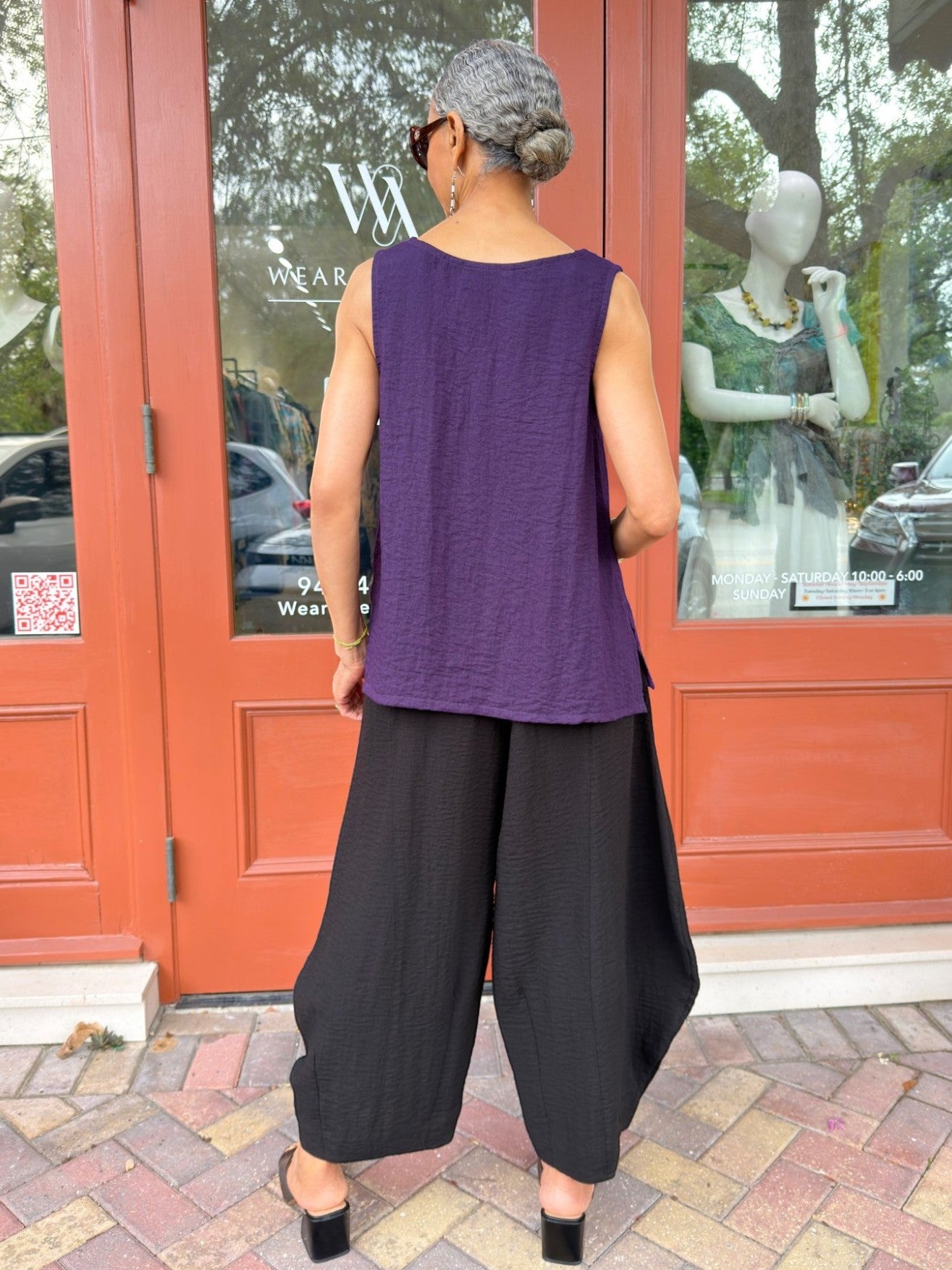 Eleven Stitch- Double Pocket Pants/ Black