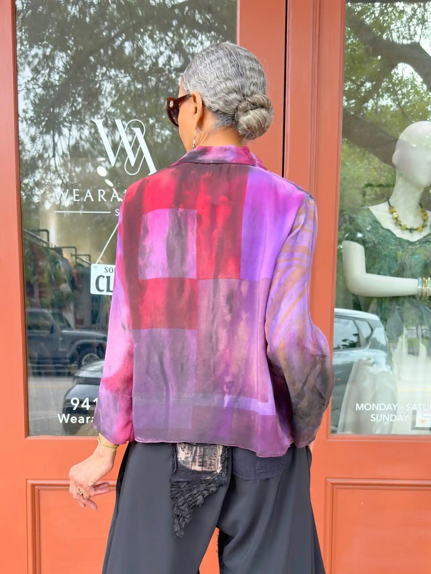 Tatiana Palnitska - SUM11 " Braid a Fantasy" Silk Crepe Top