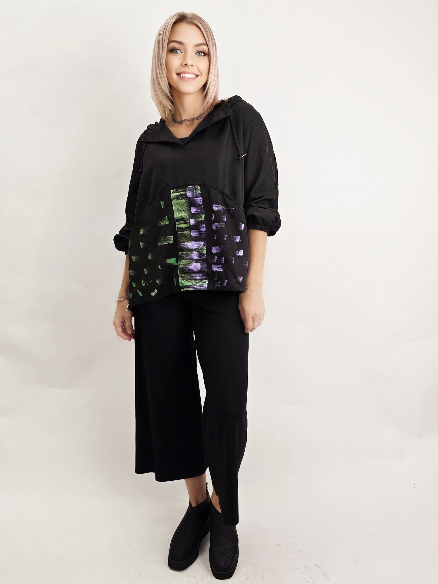 Narenee Designs- Collide Hoody Top