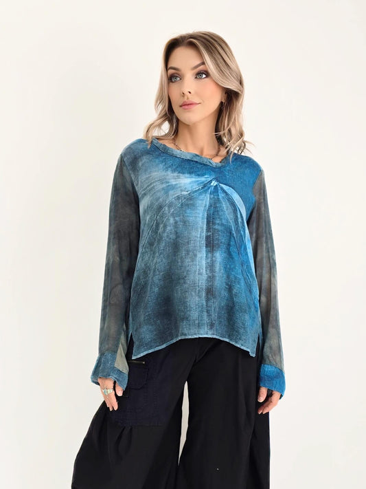 Tatiana Palnitska- JF8/ Happily Distressed Top