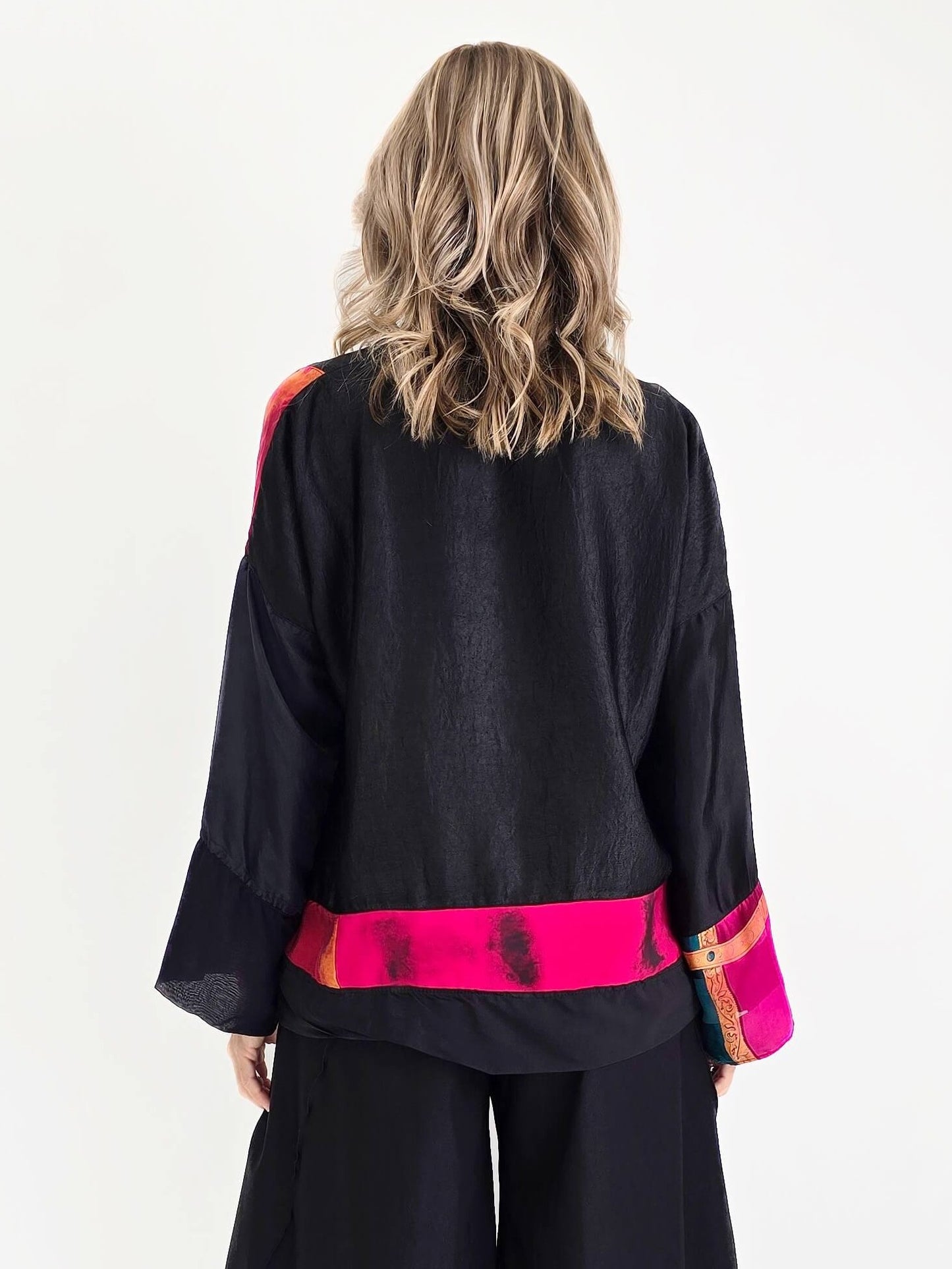Tatiana Palnitska- JF12/ Sunrise-Sunset Silk Top