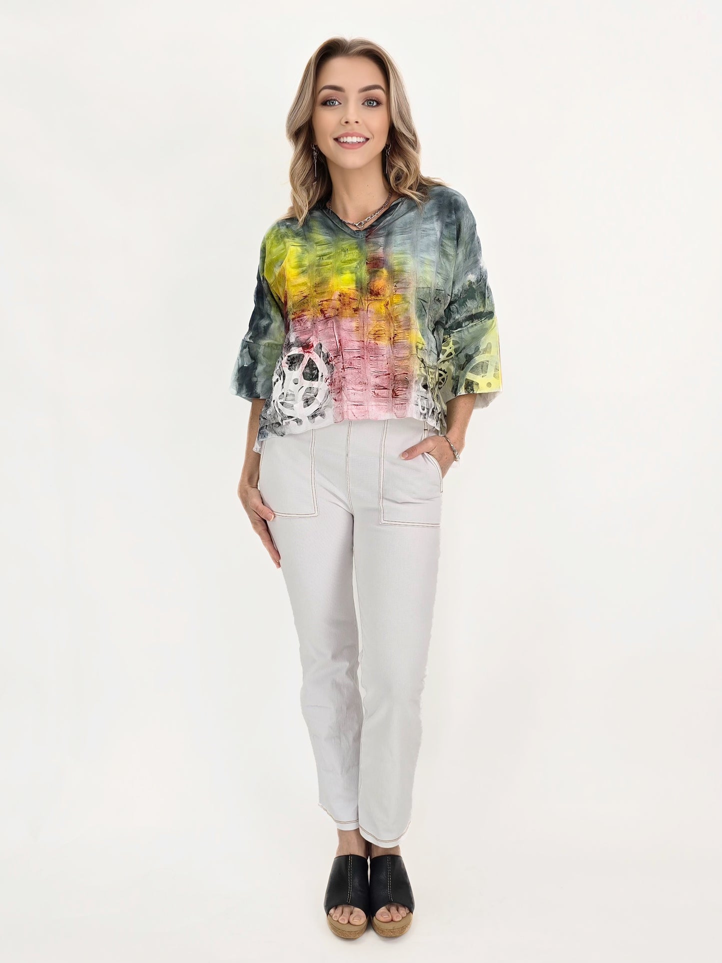 Tatiana Palnitska- SPT7/ Textured Cotton Top