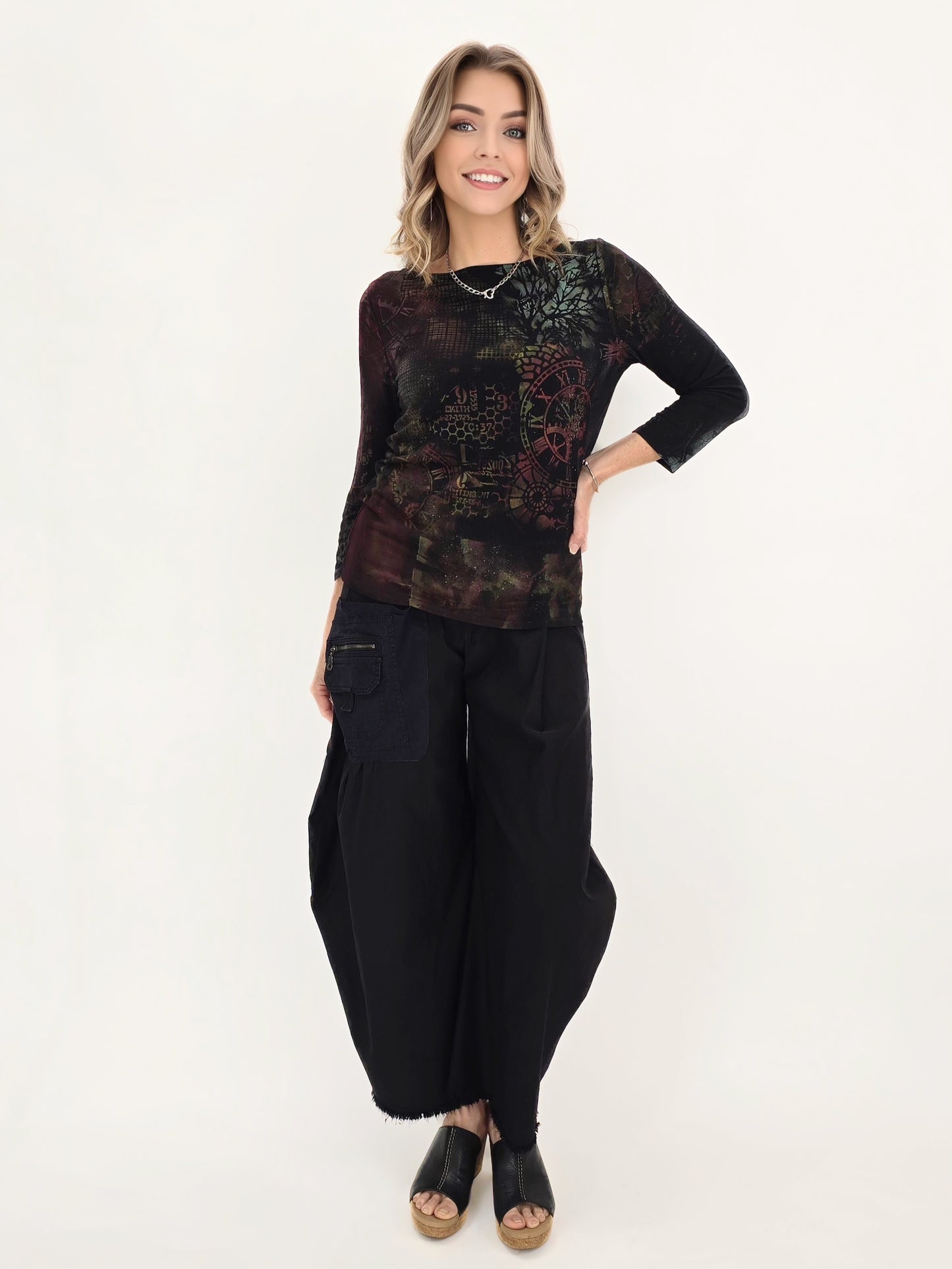 Tatiana Palnitska- SPT16/ Black Painted Tee