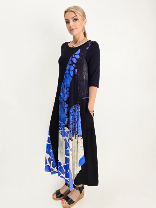 Ozai N Ku- Azure Flow Dress