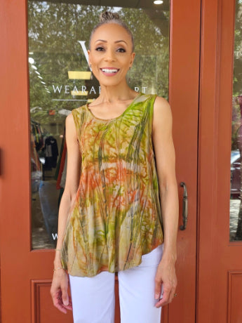 Narenee Desings - Stitch Cotton Tank Top.