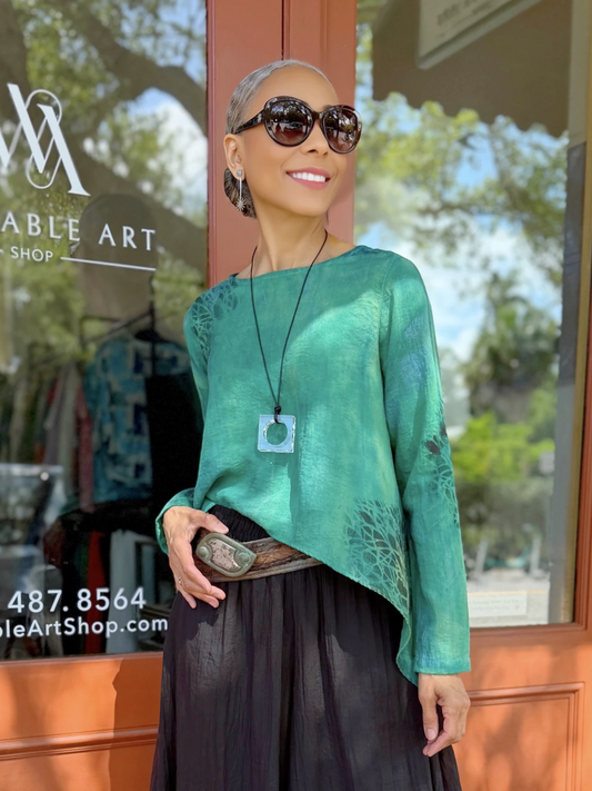 Narenee Designs- Driftwood Breeze Top
