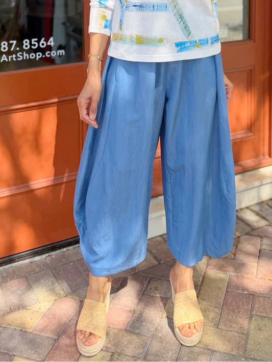 Lalavon - Elastic Waist Balloon Pants