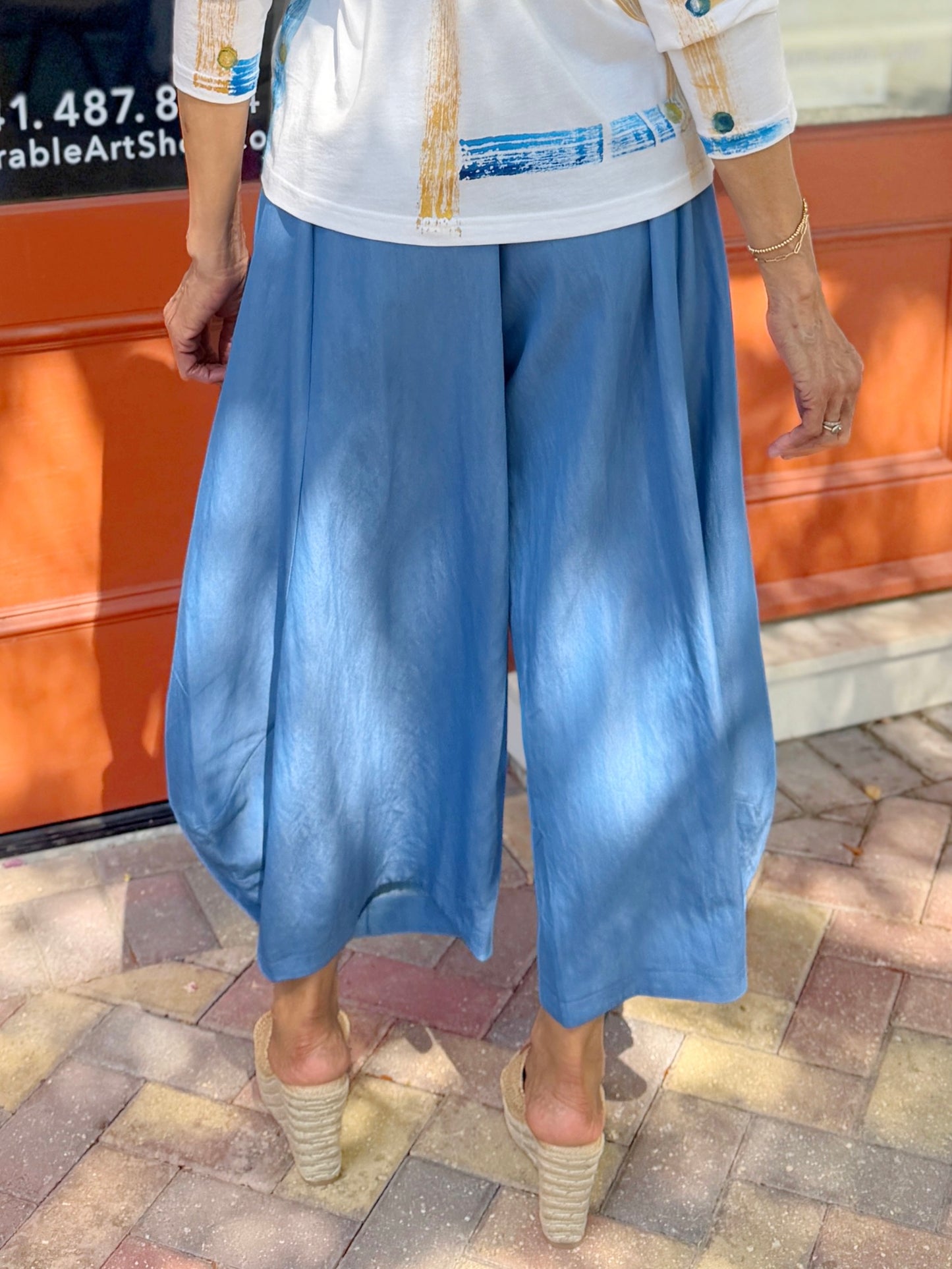 Lalavon - Elastic Waist Balloon Pants