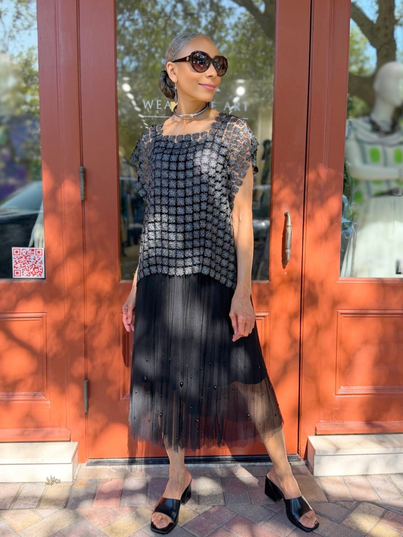 Ellyndale - Lace Top/ Black