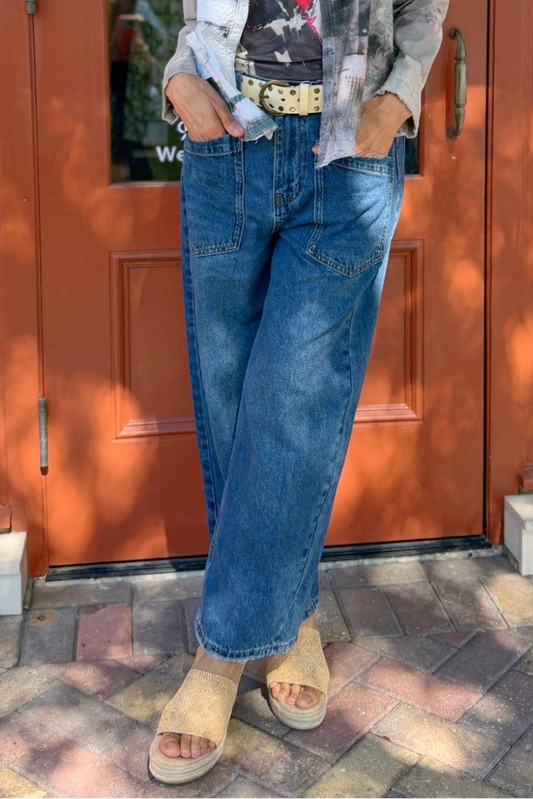 Aaron & Amber - SEMI BARREL JEANS