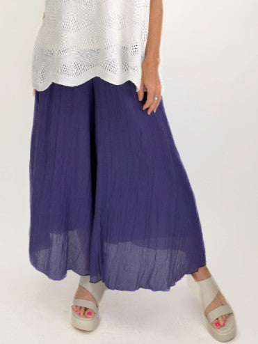 Mia Collection- Summer Breeze Pant/ Navy