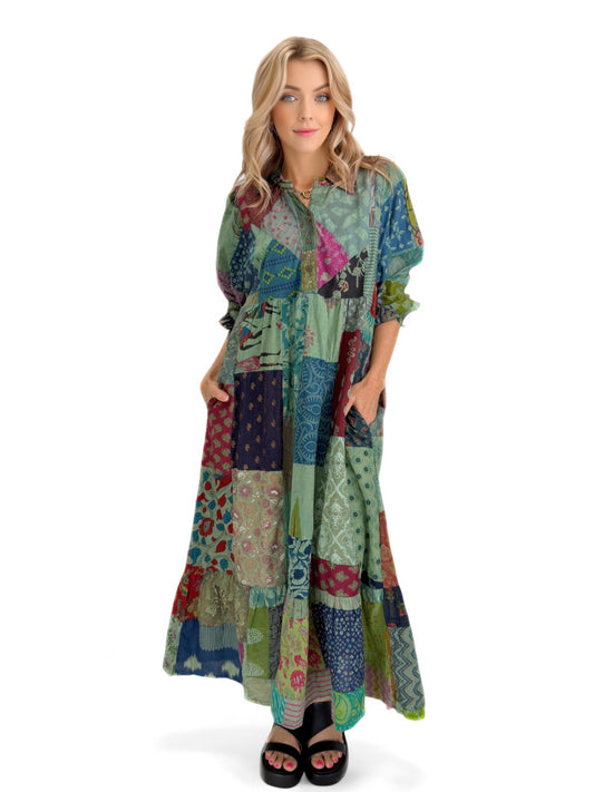 Rahab's Rope - Harvest Patchwork Maxi