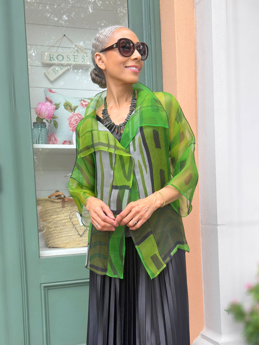 Kay Chapman- Origami Organza Jacket