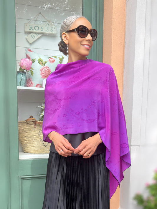 Kay Chapman- Shawl- Violet