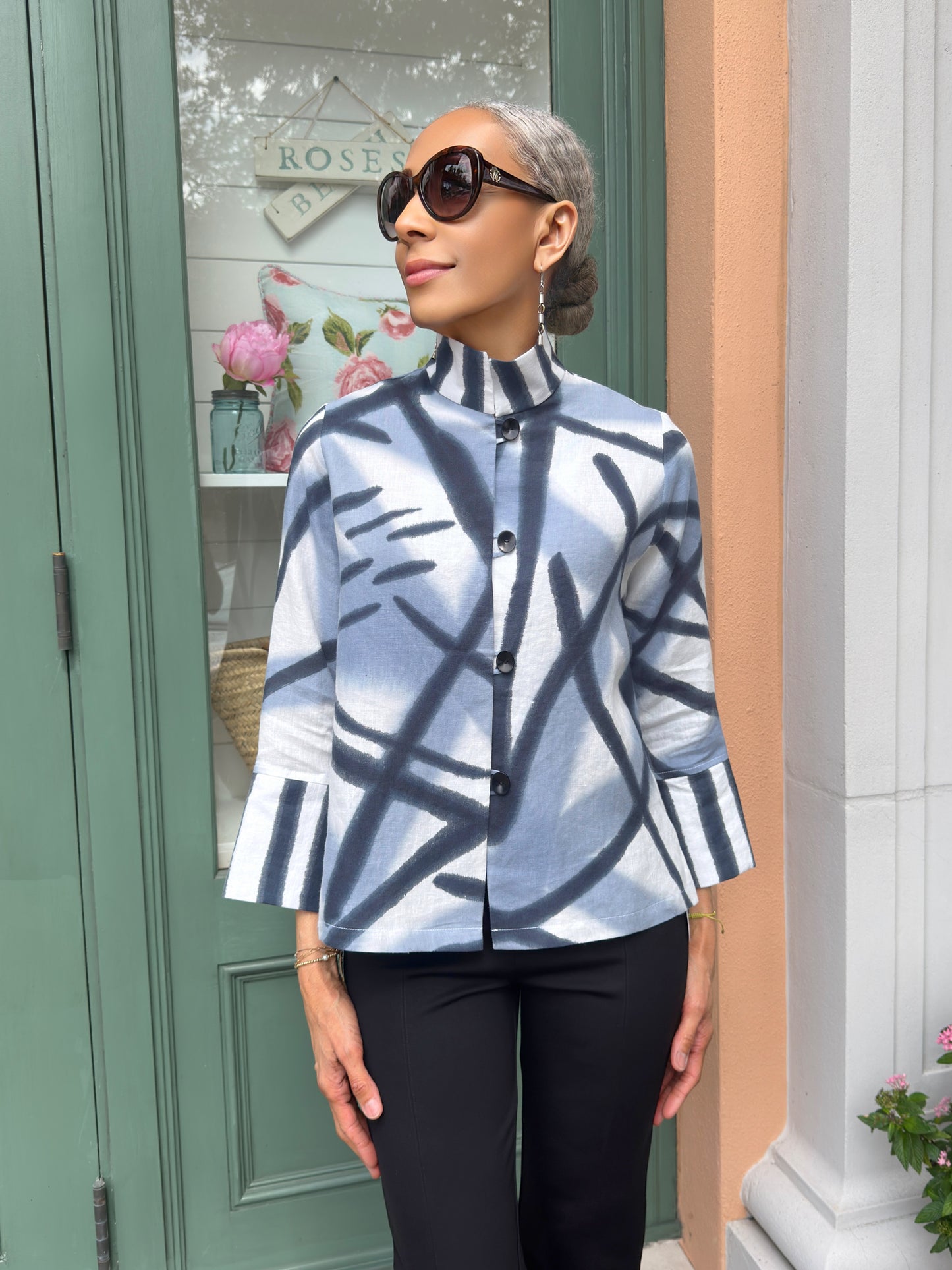 Kay Chapmans- Loop Button Shirt/Jacket