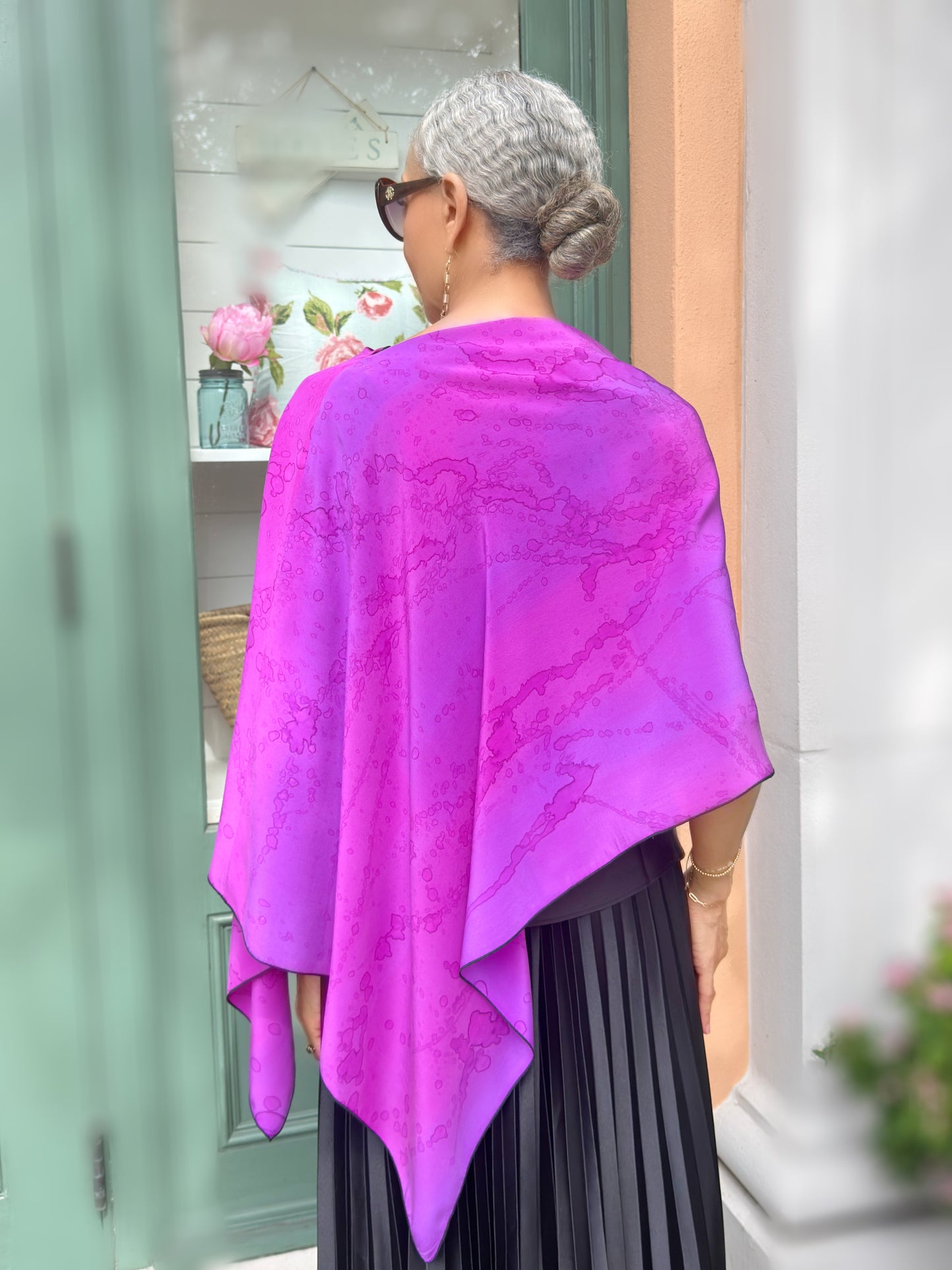 Kay Chapman- Shawl- Violet