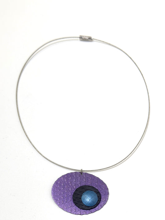 Q3 Art Inc. - Orb Necklace /Purple