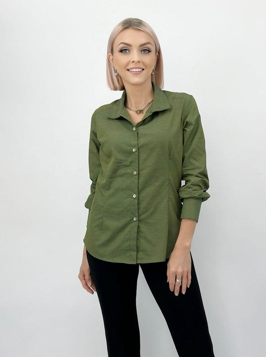 Jill McGowan- Kacey Shirt/ Grass
