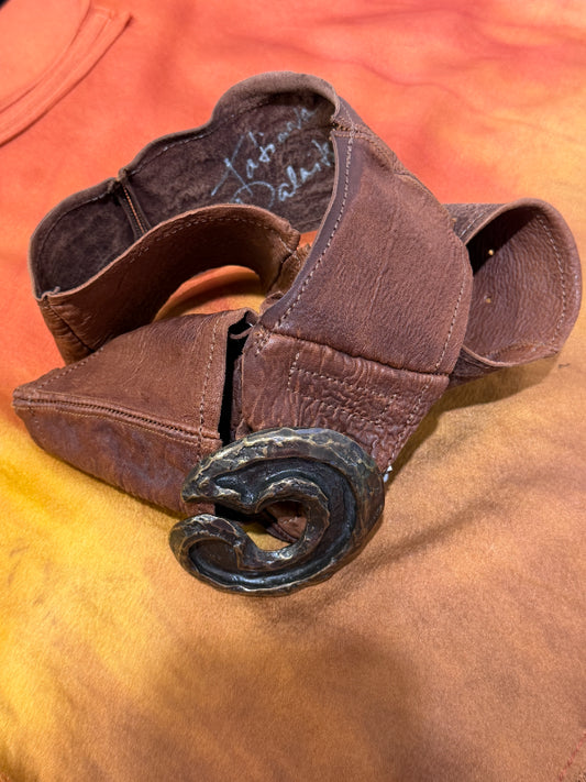 Tatiana Palnitska- BT1- Brown Leather Belt