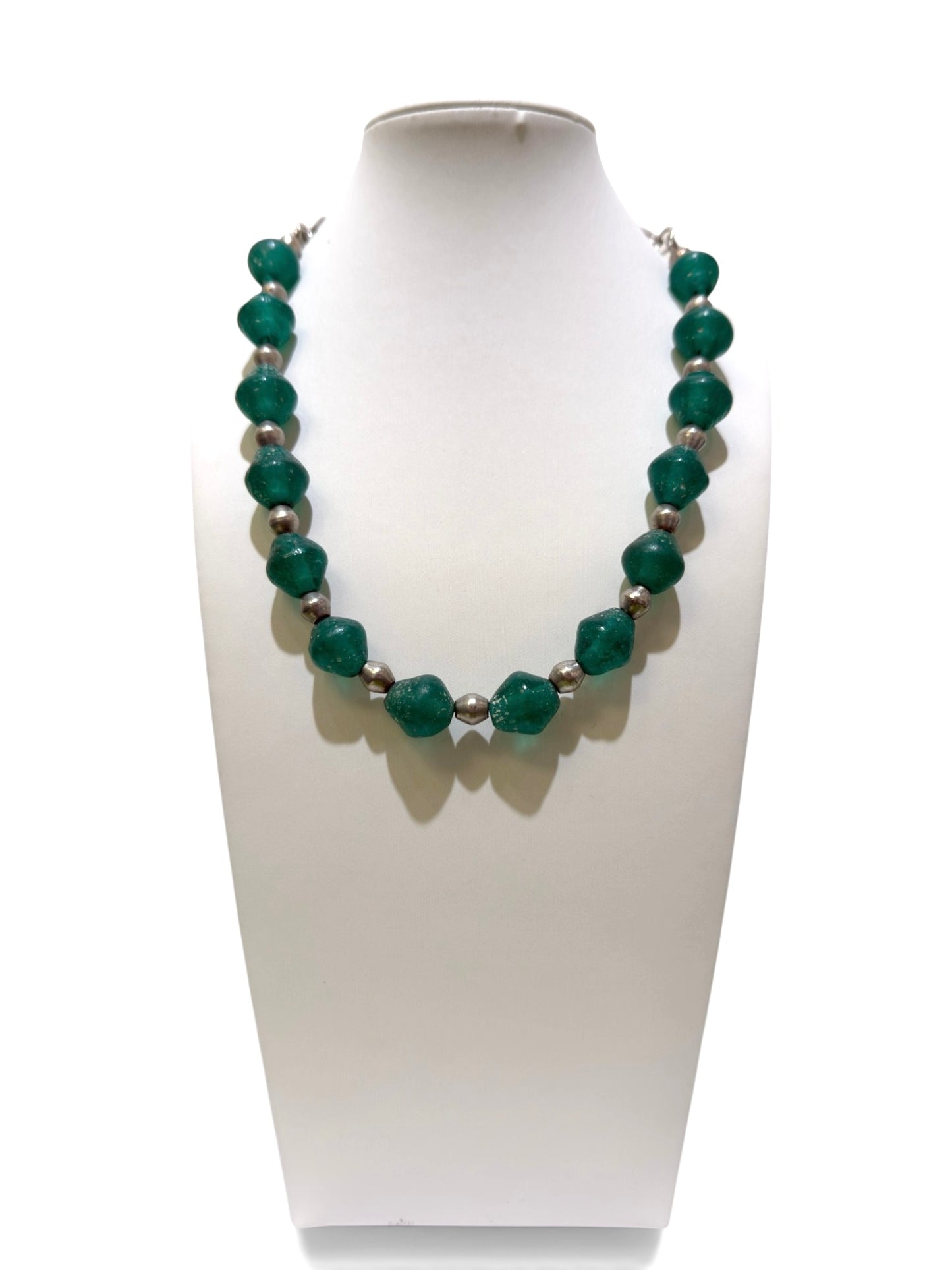 Narenee Designs- African Glass Bead Necklace
