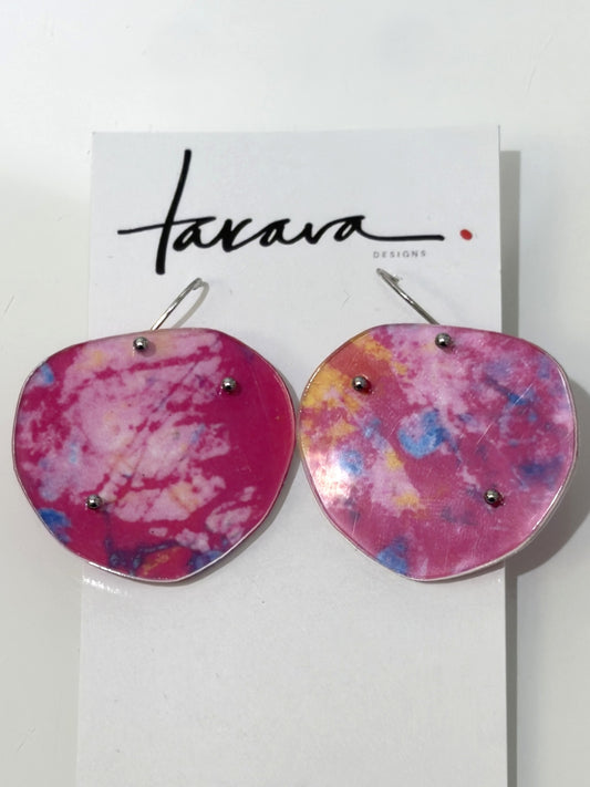 TAKARA Designs - Lolli Kinetics Earrings: Carnival Gelli Print